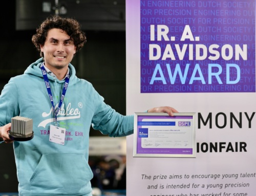 Max van Lith (Nobleo Technology) receives Ir. A. Davidson Award 2023